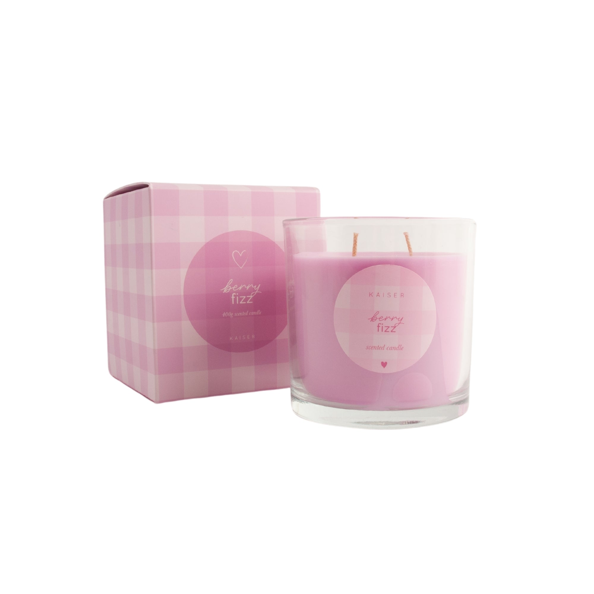 Sweethearts Large Candle - Berry Fizz